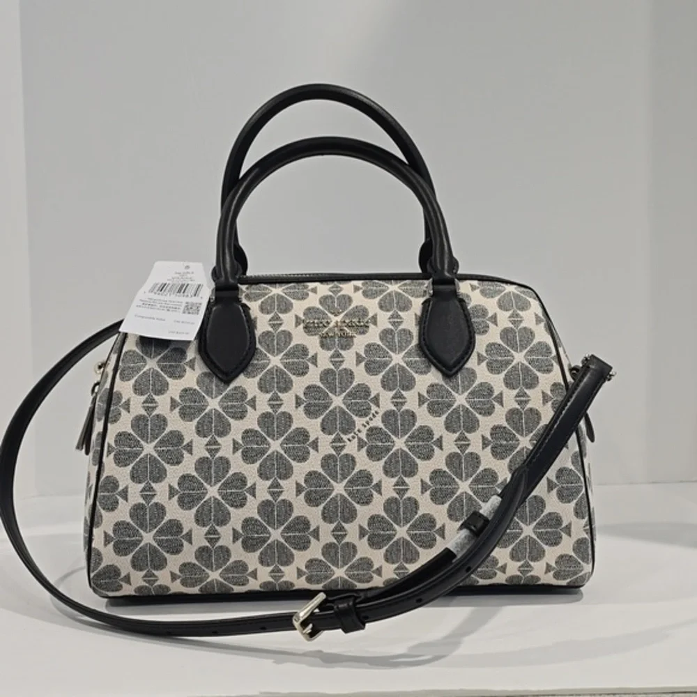 NWT ⭐ KATE SPADE #1831 Signature Spade Flower Large Dolly Duffle Crossbody ✨ NWT